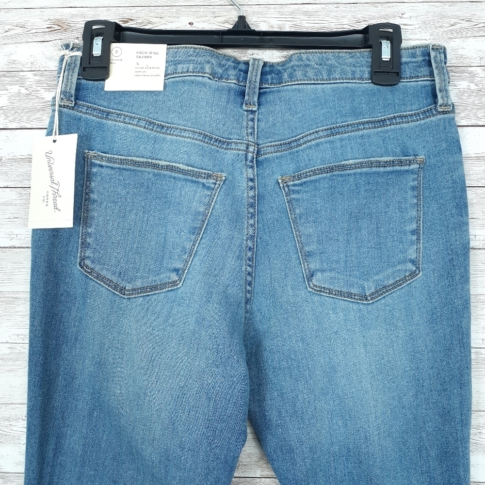 Universal Thread Womens Jeans Size 2 Hi Rise 77 - Picture 4 of 6